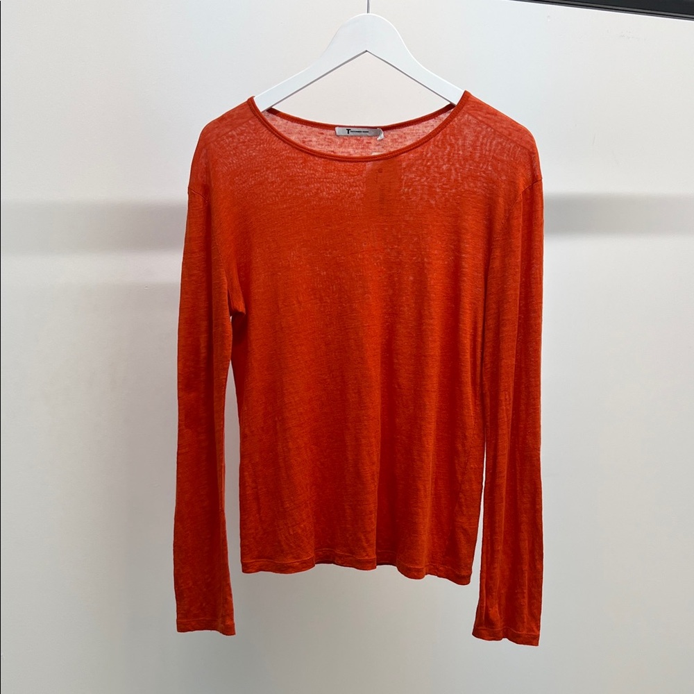 Orange Linen Longsleeve
